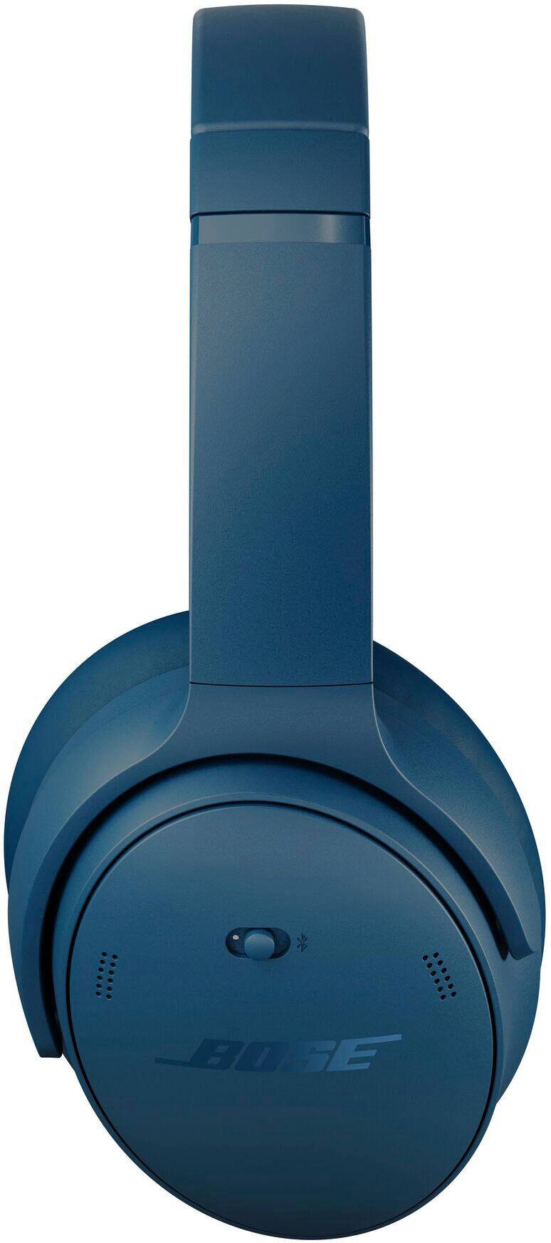 Alt View 5. Bose - QuietComfort Wireless Noise Cancelling Over-the-Ear Bluetooth Headphones - Twilight Blue.