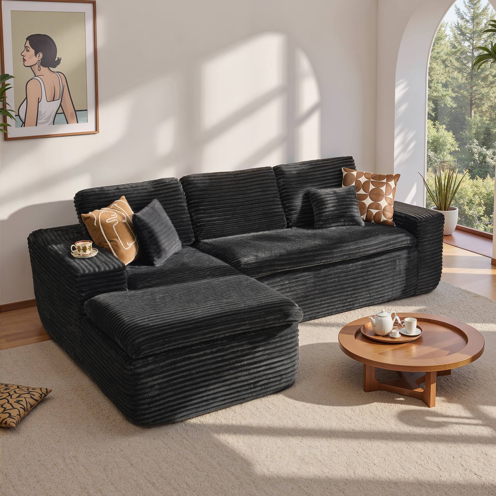 Black(Plush, Left Facing)