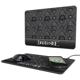 Keyscaper - Star Wars: A New Hope Pattern 15-Watt Wireless Charger and Mouse Pad - Dark Side