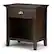 Angle. Simpli Home - Acadian Bedside Table - Brunette Brown.