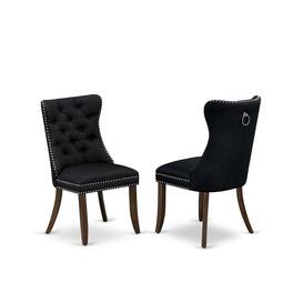 East West Furniture - Parson Dining Chairs - Gray