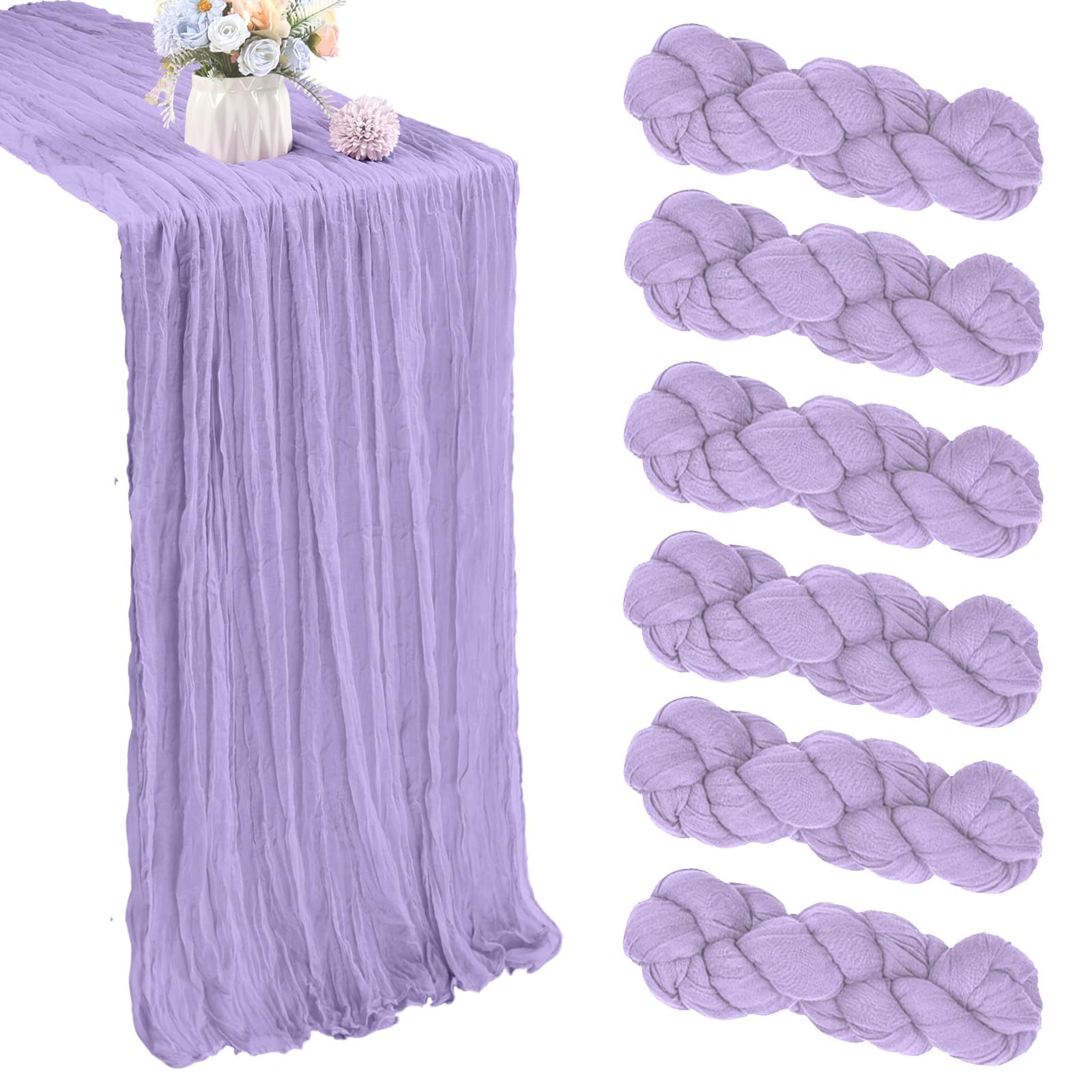 Lavender Purple-12 Pcs - 10Ft