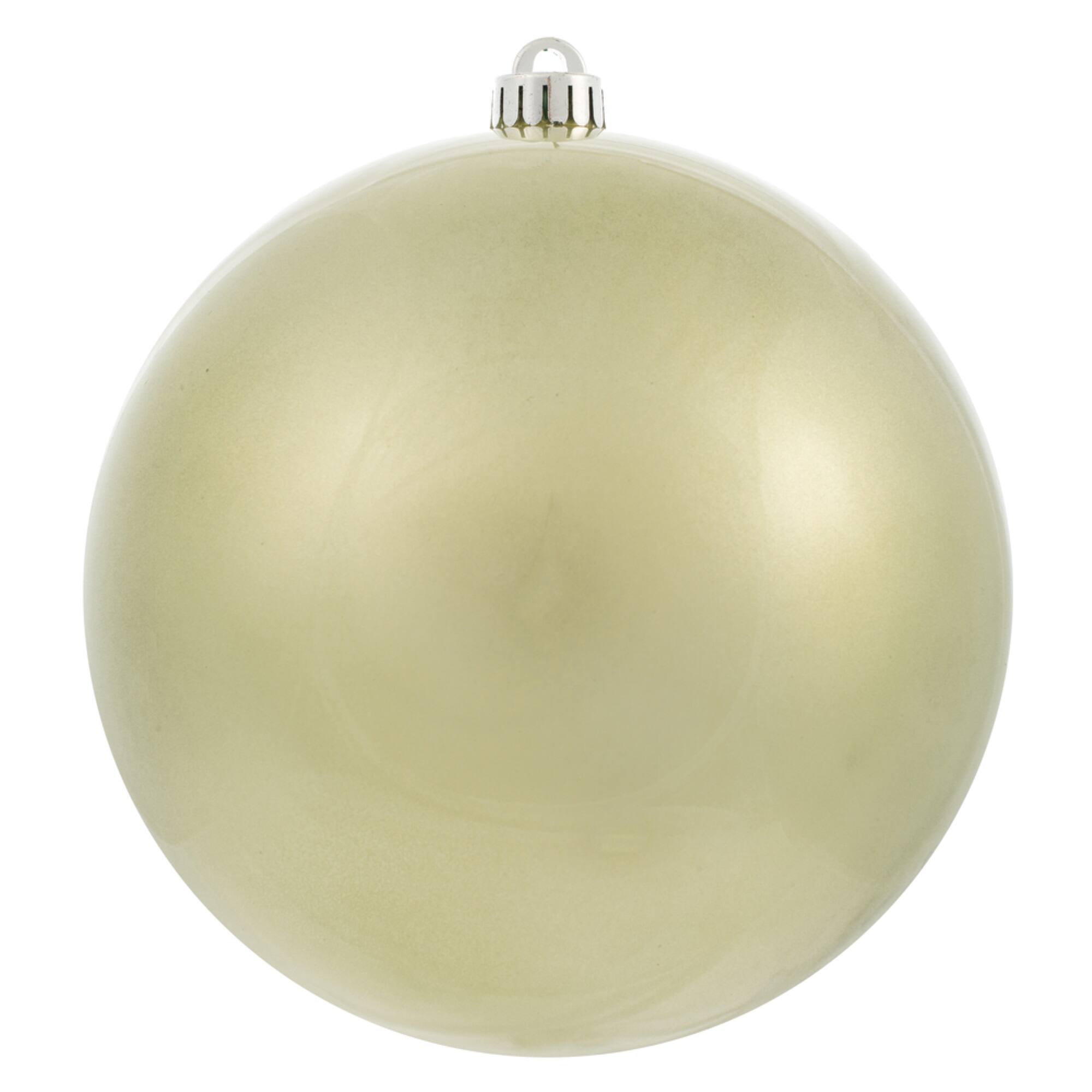 Front. Vickerman - Vickerman 8" Limestone Candy Ball UV Drilled - Limestone.