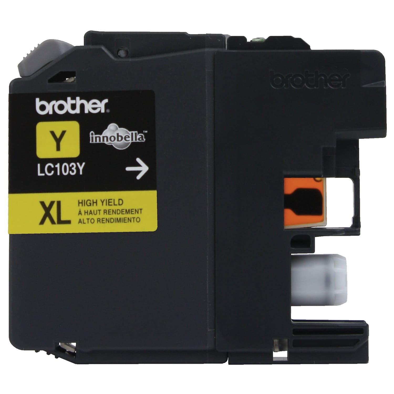brother  
innobella™  
Y  
LC103Y  
XL  
HIGH YIELD  
A HAUT RENDEMENT  
ALTO RENDIMIENTO