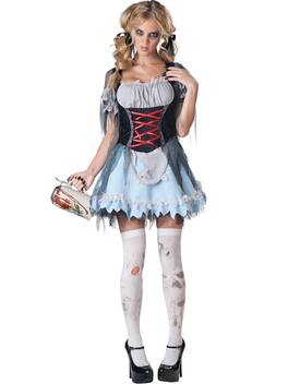 InCharacter - Sexy Zombie Beer Maiden Costume Adult Large - Blue