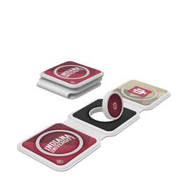 Keyscaper - Indiana Hoosiers 3-in-1 Foldable Charger - White