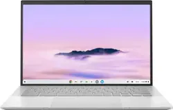 ASUS - ExpertBook CX54 14" 2K Chromebook Plus Laptop with Google AI - Intel Core Ultra 5 - 16GB Memory - 256GB SSD - Fog Silver - Front_Zoom