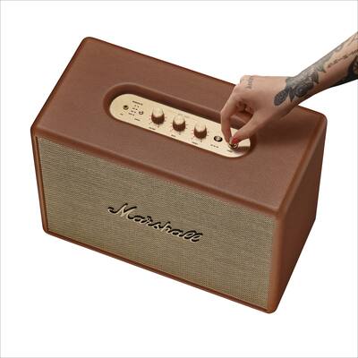 Marshall Woburn III Bluetooth Speaker Brown 1006088 - Best Buy Marshall Woburn III Bluetooth Speaker Brown 1006088 - Best Buy