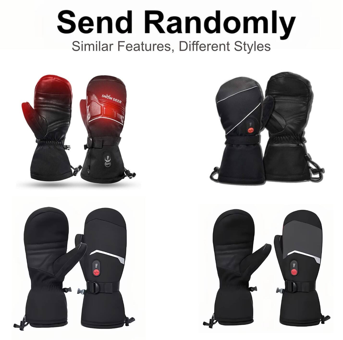 Send Randomly  
Similar Features, Different Styles  
SNOW DEER