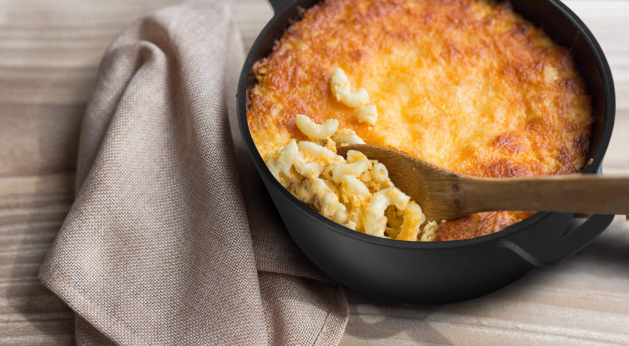 Left. Commercial Chef - COMMERCIAL CHEF 5 Quart Dutch Oven - Black.