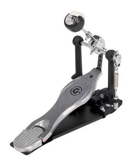 Gibraltar Hardware - Double Chain Drive Bass Drum Pedal, with Fast Touch G Style Footboard, Steel Rock Plate, Adjustable Tension