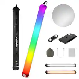 Neewer - 30W Handheld RGB Inflatable Light Stick - 35.5" Portable Tube with 17 Effects for Video & Photo