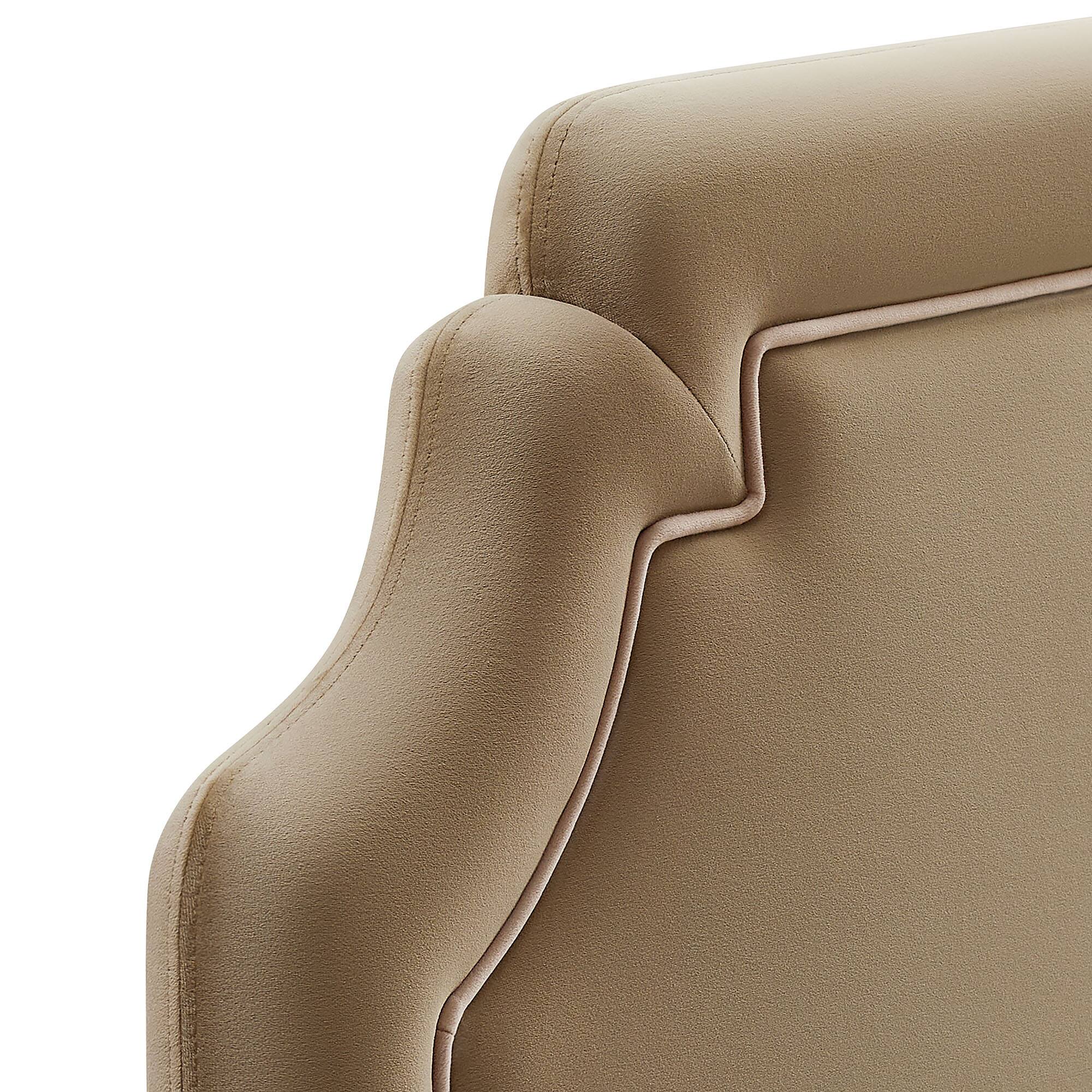 Alt View 4. Modway - Magnolia Stain-Resistant Performance Velvet Headboard by Modway - Taupe Almond.