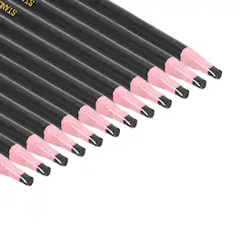 Unique Bargains - 48pcs Grease Pencil, Peel Off Wax Pencil for Labeling Glass, Paper, Vinyl & More - Black