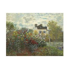Trademark Fine Art - Claude Monet 'The Artist's Garden In Argenteuil' Canvas Art - Multicolor