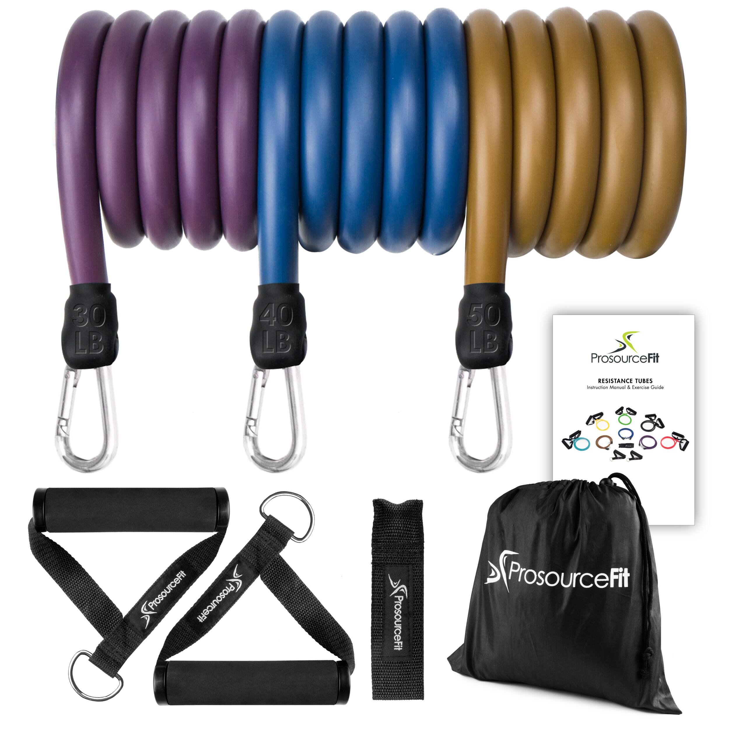 ProsourceFit - Xtreme Power Resistance Bands Set - Assorted