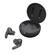 Alt View 11. LG - TONE Free True Wireless Active Noise Cancellation Headphones with Plug and Wireless - Black.