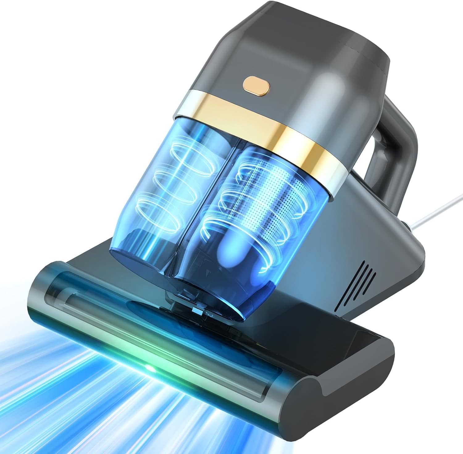 Cluzine - Handheld Mite Remover, UV-C Light & Cyclone Filtration for Bedding & Furniture
