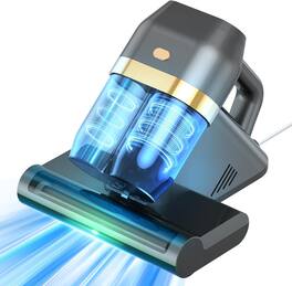 Cluzine - Handheld Mite Remover, UV-C Light & Cyclone Filtration for Bedding & Furniture
