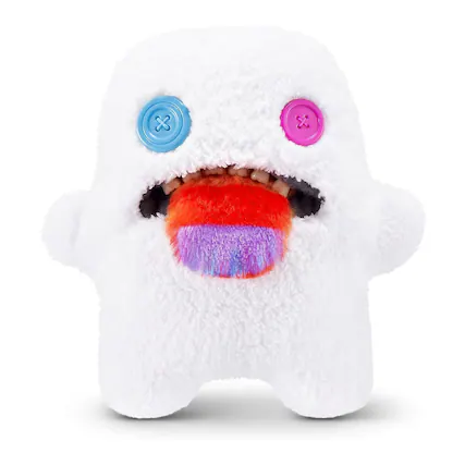 Front. ZURU - Fuggler Hairy Fuggs 9 Inch Plush | Oogah Boogah (Rainbow Tongue) - Multi-Colored.