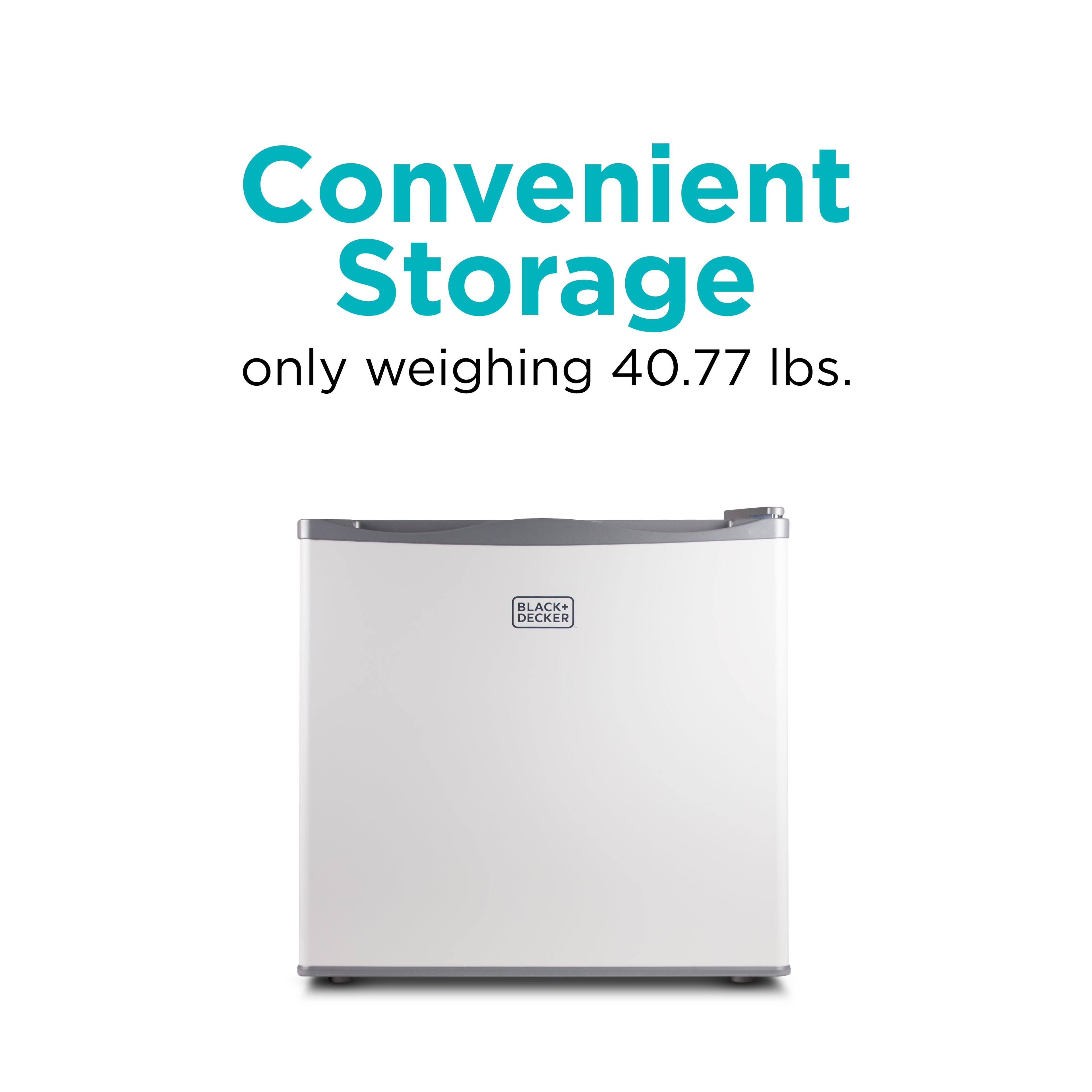Convenient Storage  
only weighing 40.77 lbs.  
BLACK+DECKER
