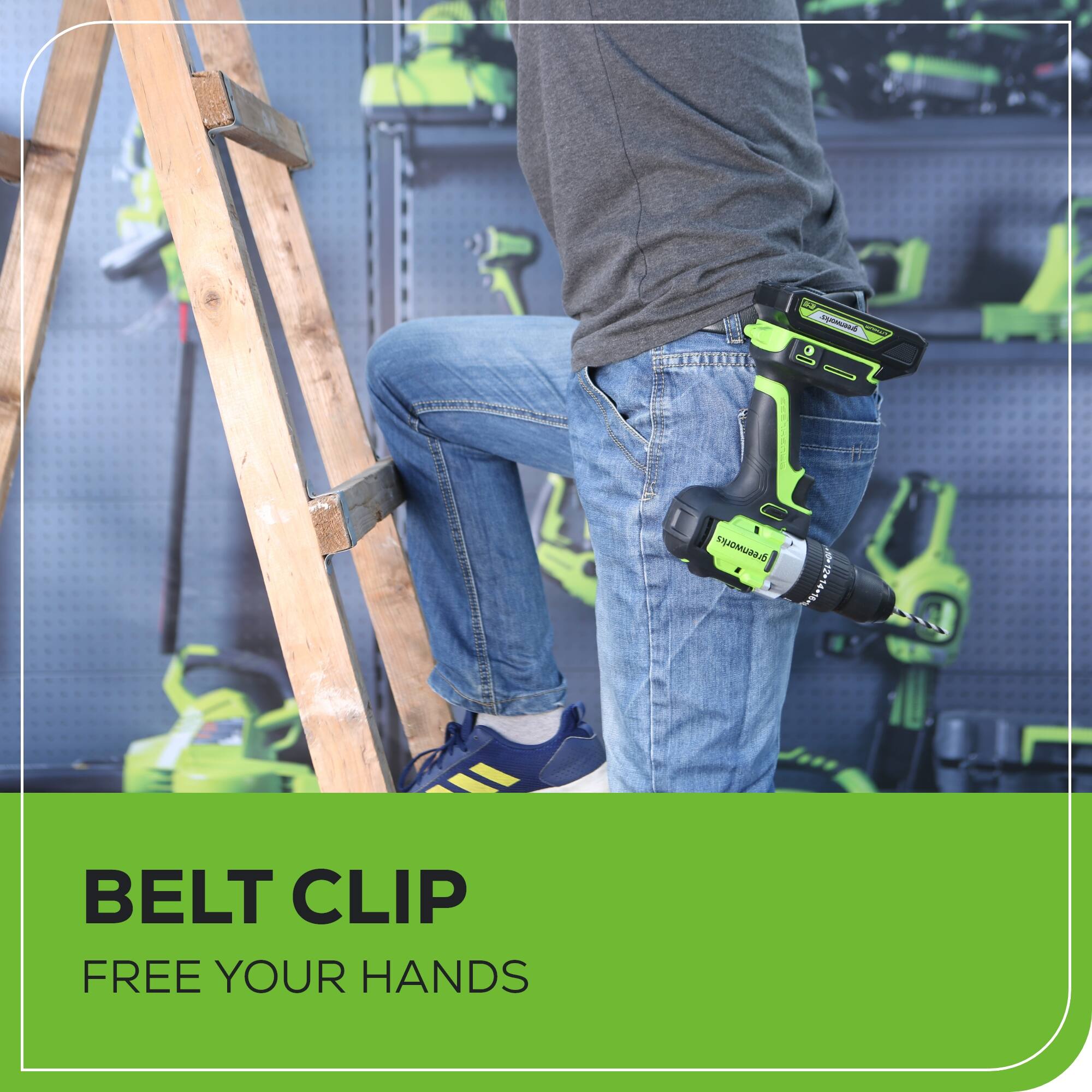BELT CLIP  
FREE YOUR HANDS