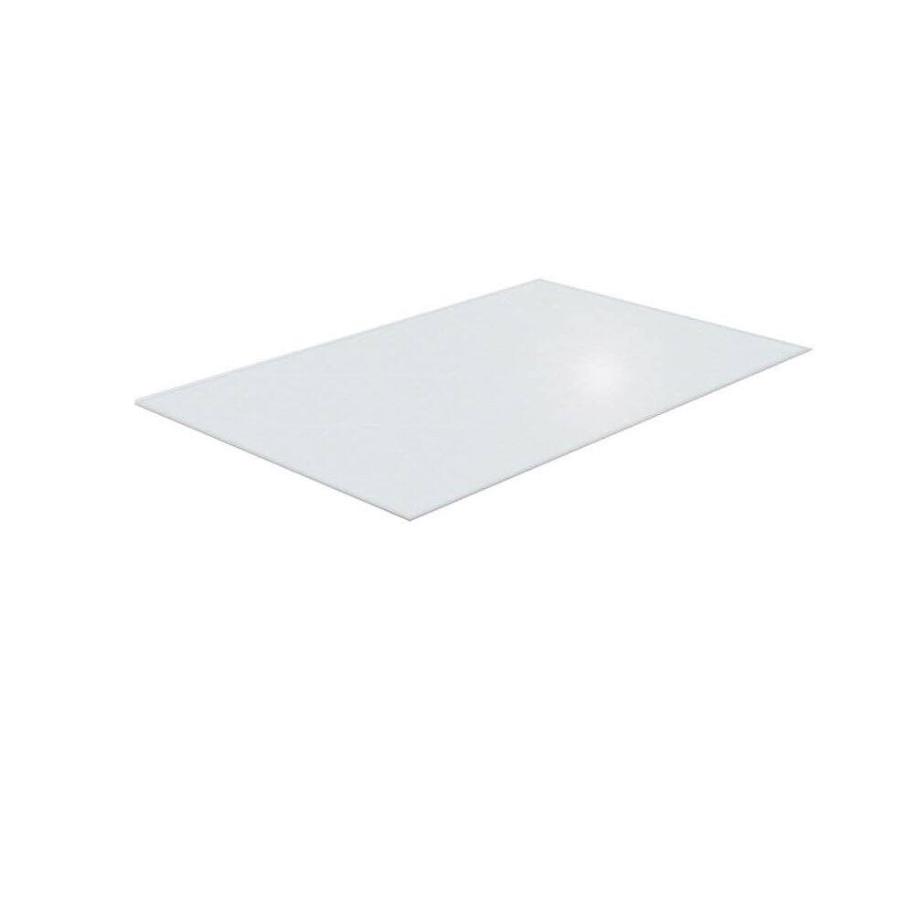 Back. Floortex - P-Tex Polycarbonate Dog Crate Floor Protector - 48" x 53".