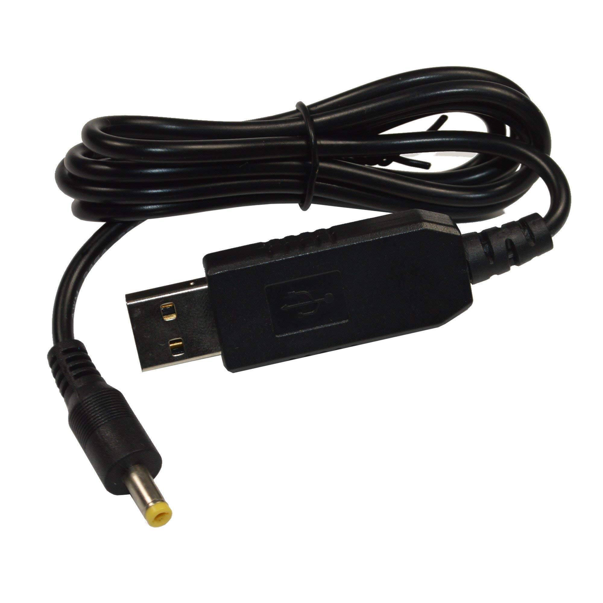 Left. HQRP - USB to 6 V Adapter Cable for Omron Blood Pressure Monitors - HEM-ADPT1 BP760N BP761N BP765.