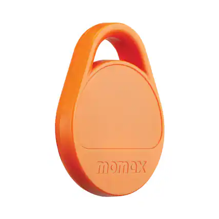 Front. Momax - Momax - Tracker Electronics Key Finder Luggage Tracker, Backpack, Wallet, Pets Works with Apple Find My iOS Only -Orange - Orange.