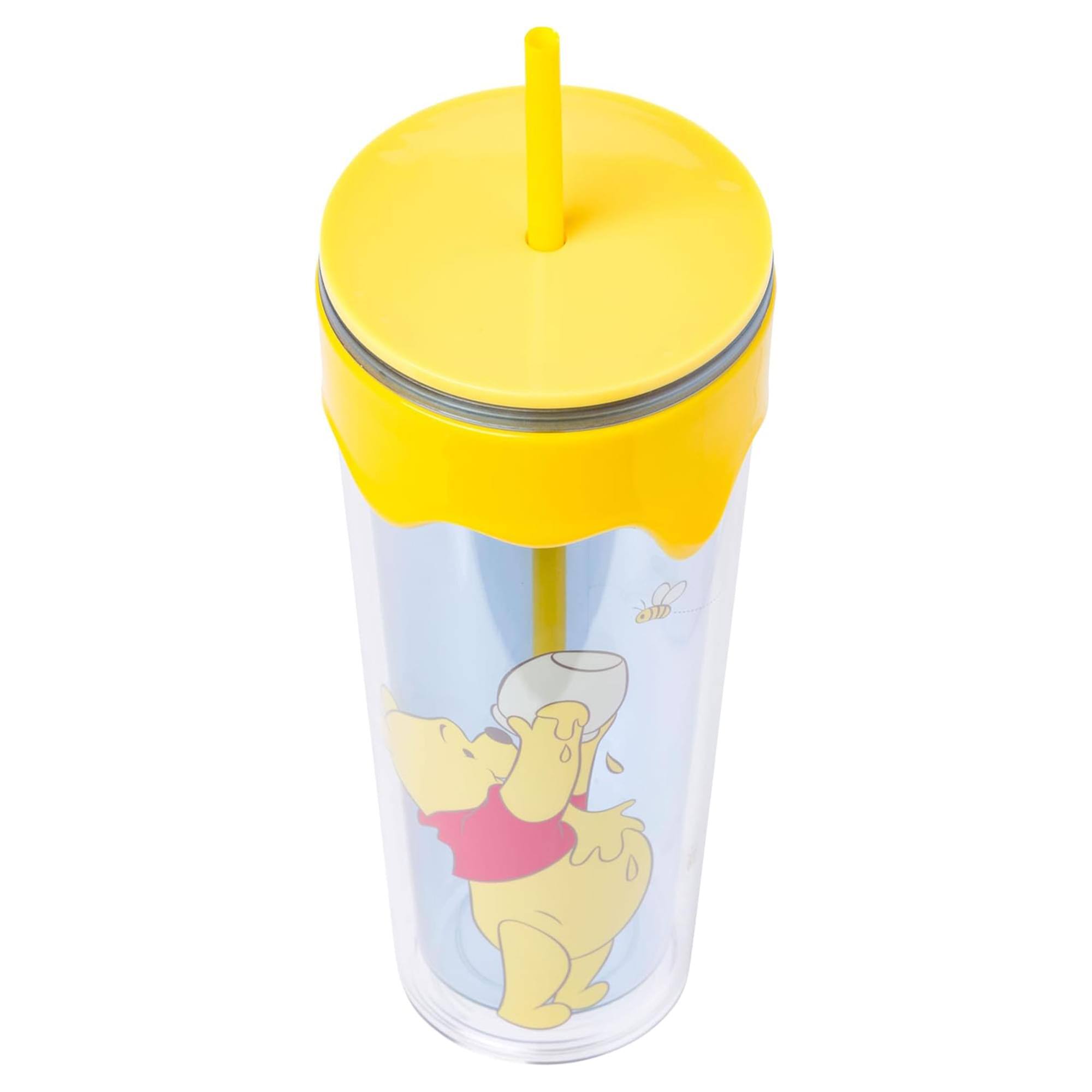 Alt View 10. Silver Buffalo - Disney Winnie The Pooh Eating Hunny 26-Ounce Carnival Cup With Lid and Straw - Multi-Colored.