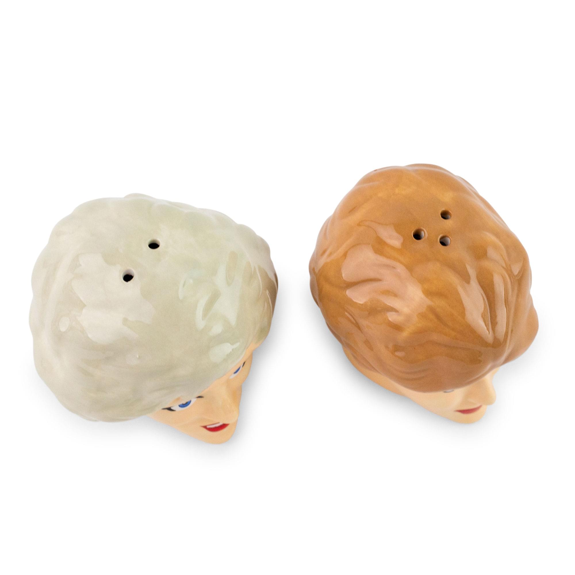 Alt View 1. Silver Buffalo - The Golden Girls Rose and Blanche Ceramic Salt and Pepper Shakers | Set of 2 - Beige.