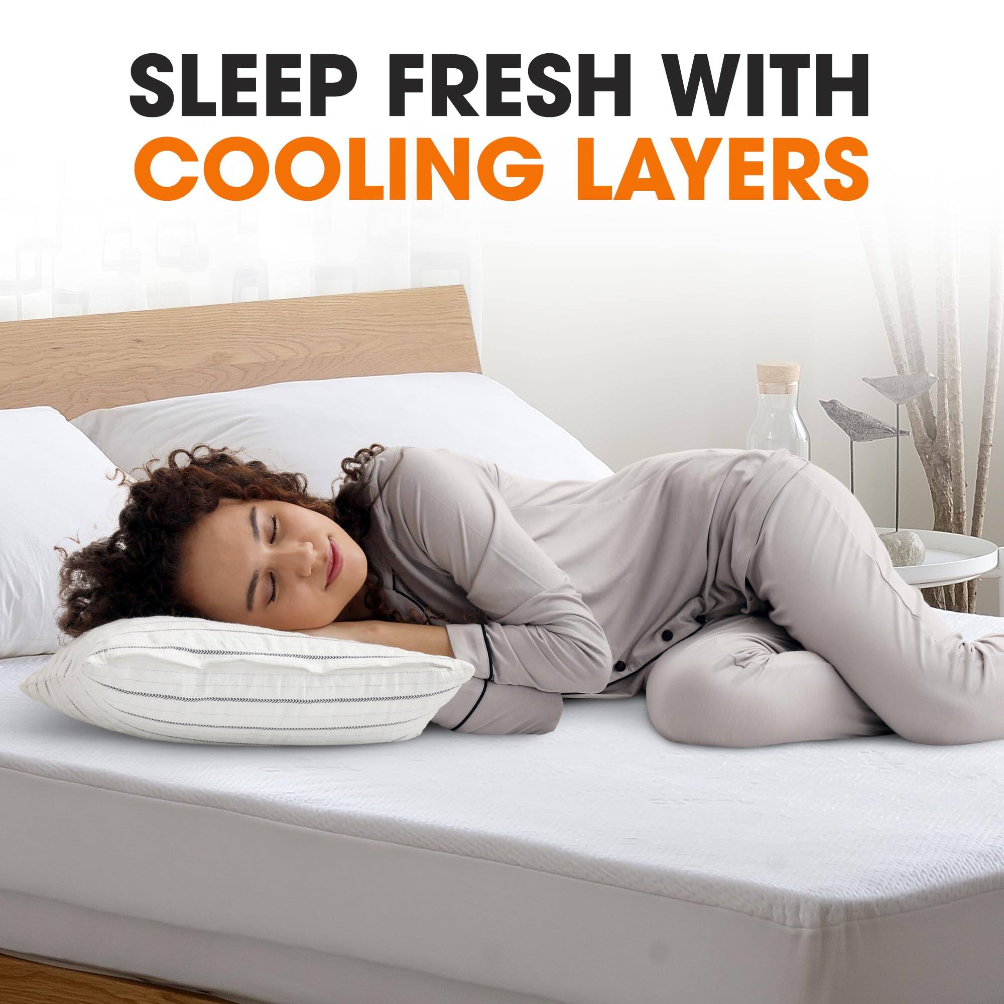 SLEEP FRESH WITH COOLING LAYERS