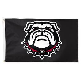 WinCraft - Georgia Bulldogs 3' x 5' Single-Sided Deluxe Secondary Team Logo Flag - Multicolor