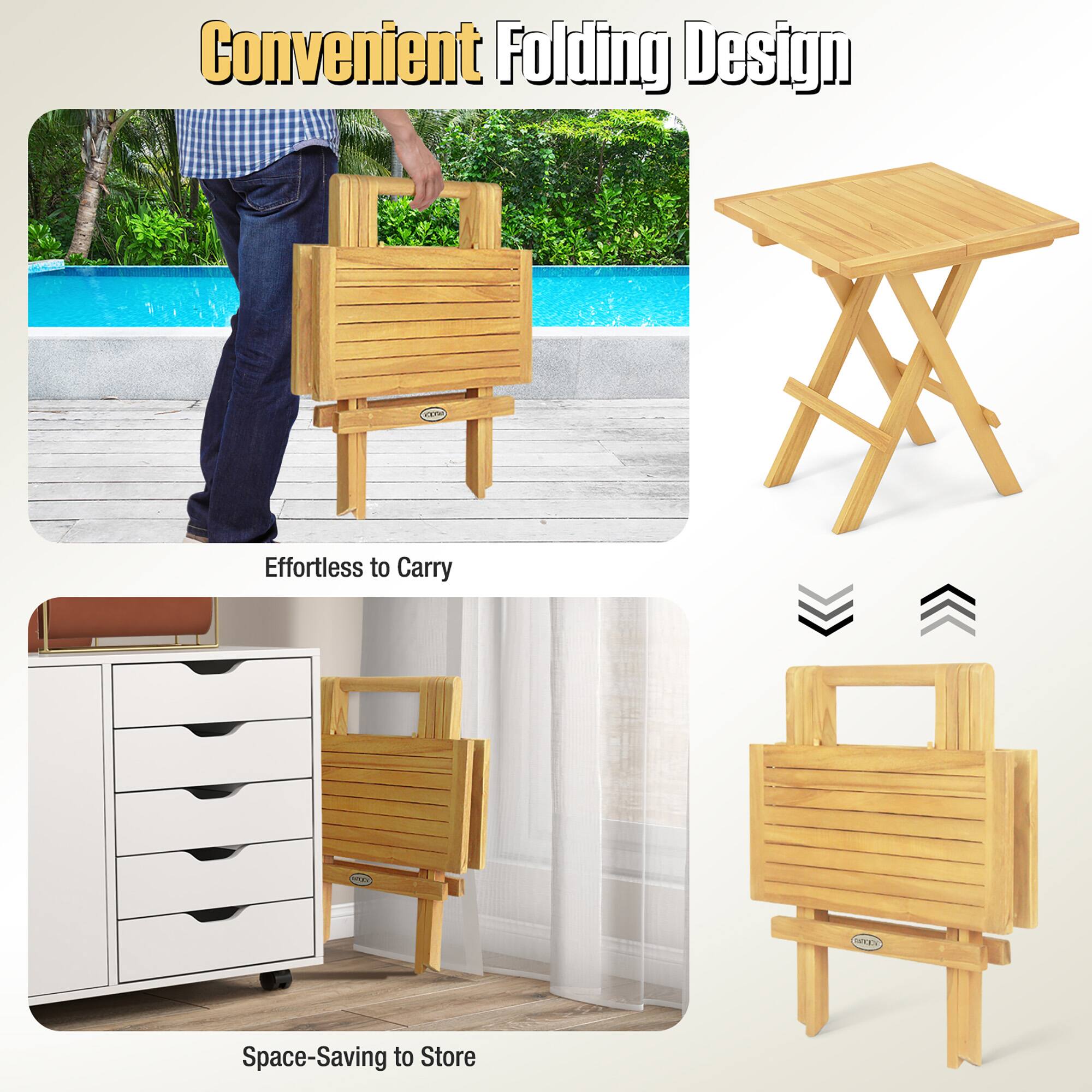 Convenient Folding Design

Effortless to Carry

Space-Saving to Store