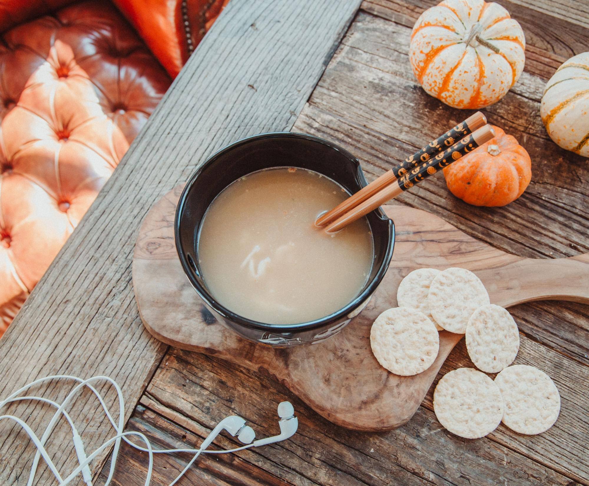 Alt View 3. Disney - Disney Nightmare Before Christmas Scary Jack 20-Ounce Ramen Bowl With Chopsticks - Black.