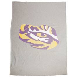 Logo Brands - LSU Tigers 54" x 84" Sweatshirt Blanket - Multicolor