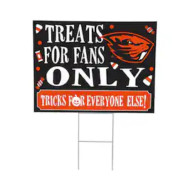 Evergreen Enterprises - Oregon State Beavers 18" x 24" Halloween Treats Outdoor Yard Sign - Multicolor