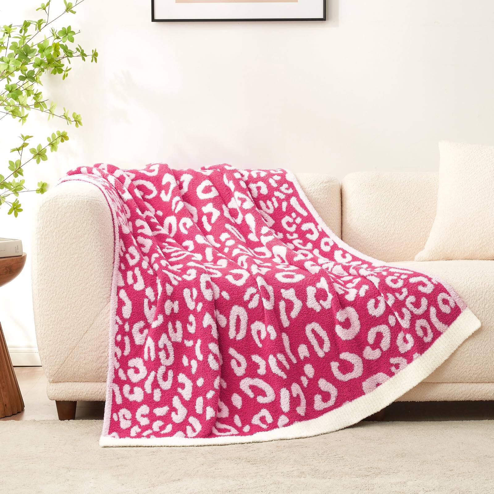Leopard Hot Pink-Twin(60"x80")