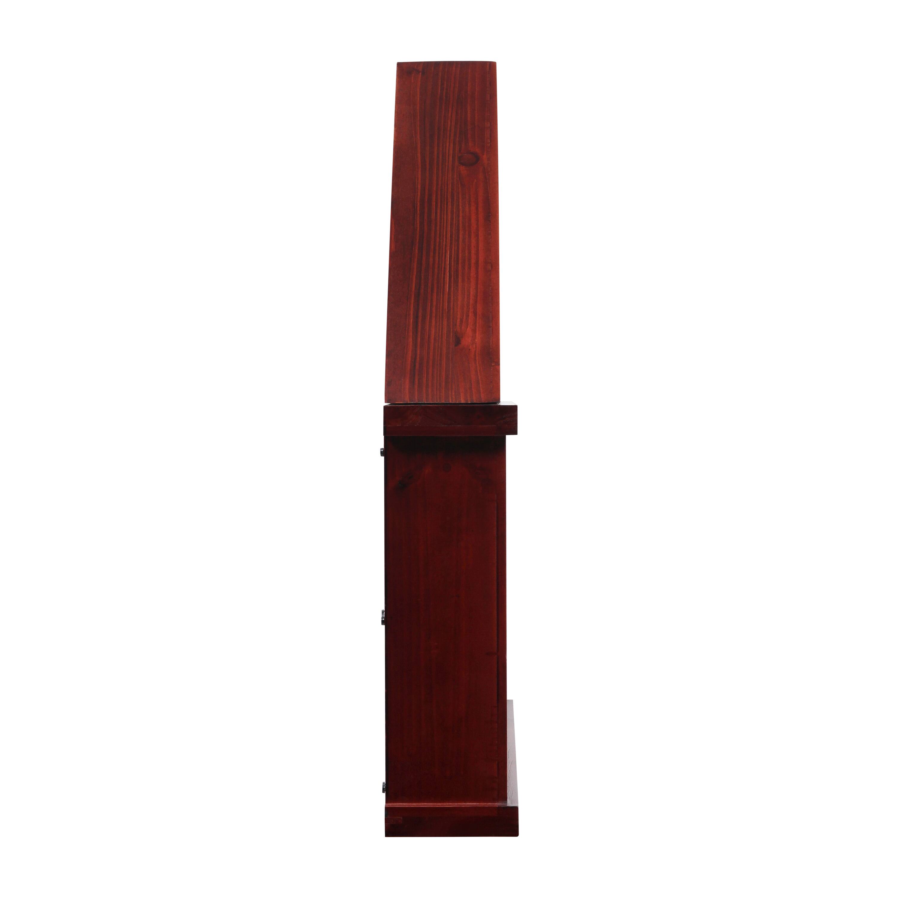 Alt View 8. Emma + Oliver - Arthur Small Solid Wood Memorial Flag Case with Certificate Holder and Shadow Box Display - Mahogany.