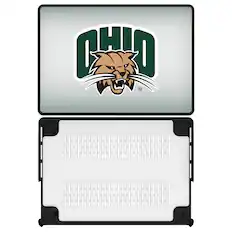 Front. Keyscaper - Ohio Bobcats Linen MacBook Case - Pro 16 in - Multicolor.