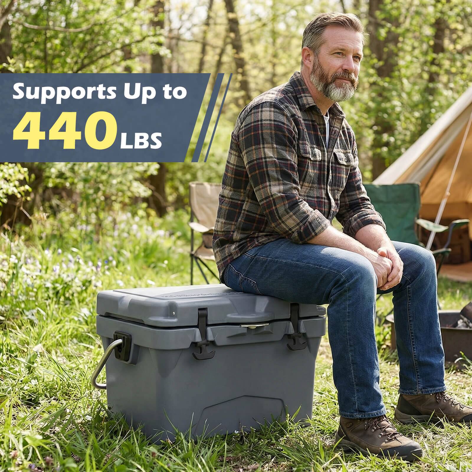 Supports Up to 440 LBS