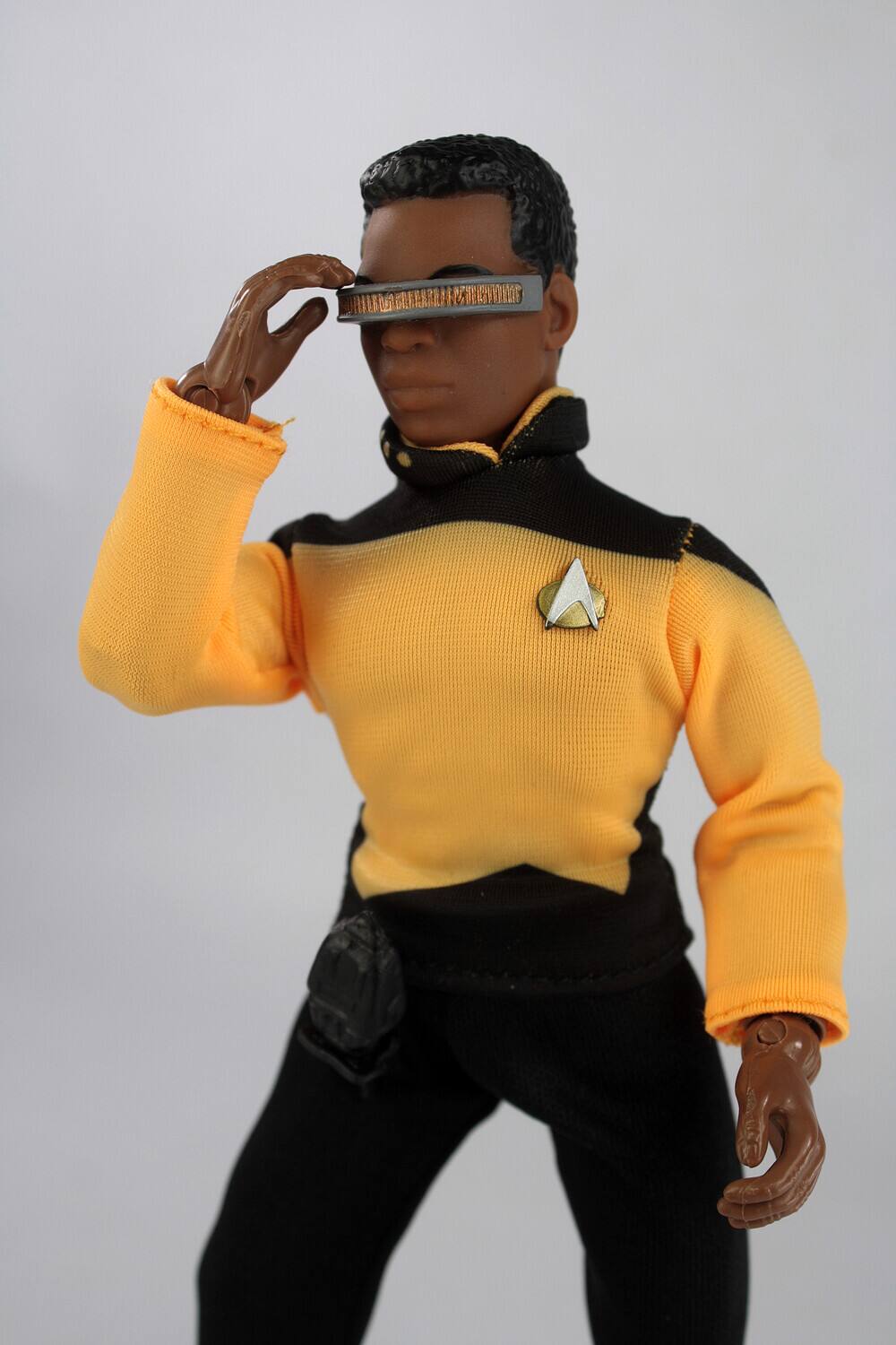 Alt View 1. PopMarket - Mego - Star Trek: TNG - Geordi LaForge 8" Action Figure   - COLLECTIBLES - Multicolor.