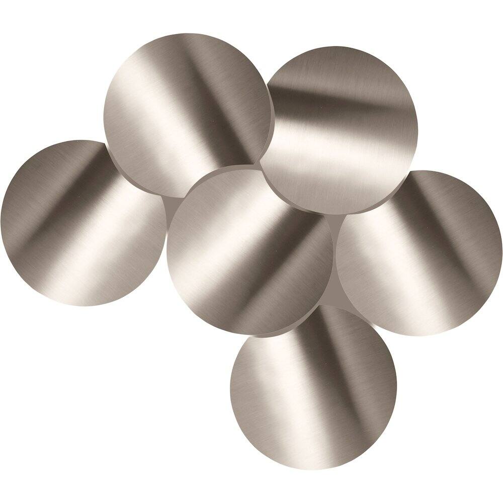 Alt View 2. Meridian Furniture - Dimple Silver Coffee Table - Silver.