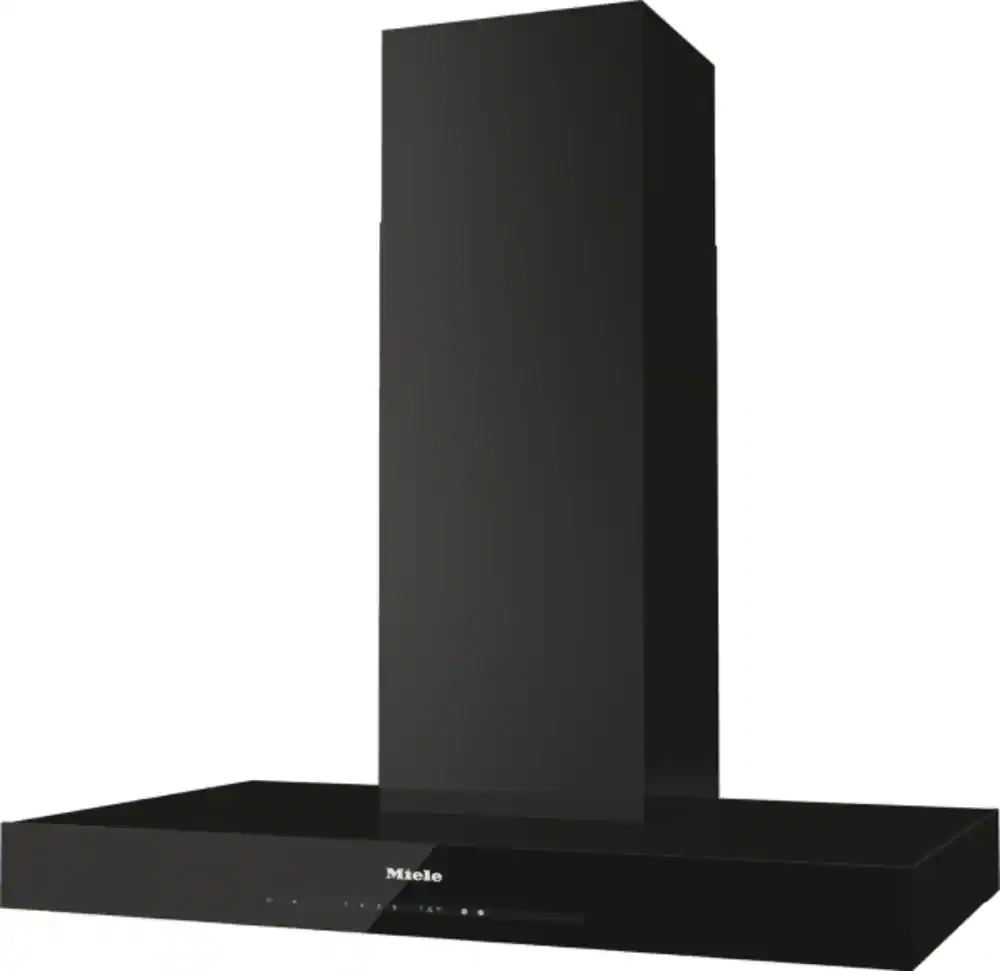 Miele - 36 inches - Externally Vented - Wall Range Hood - Obsidian Black