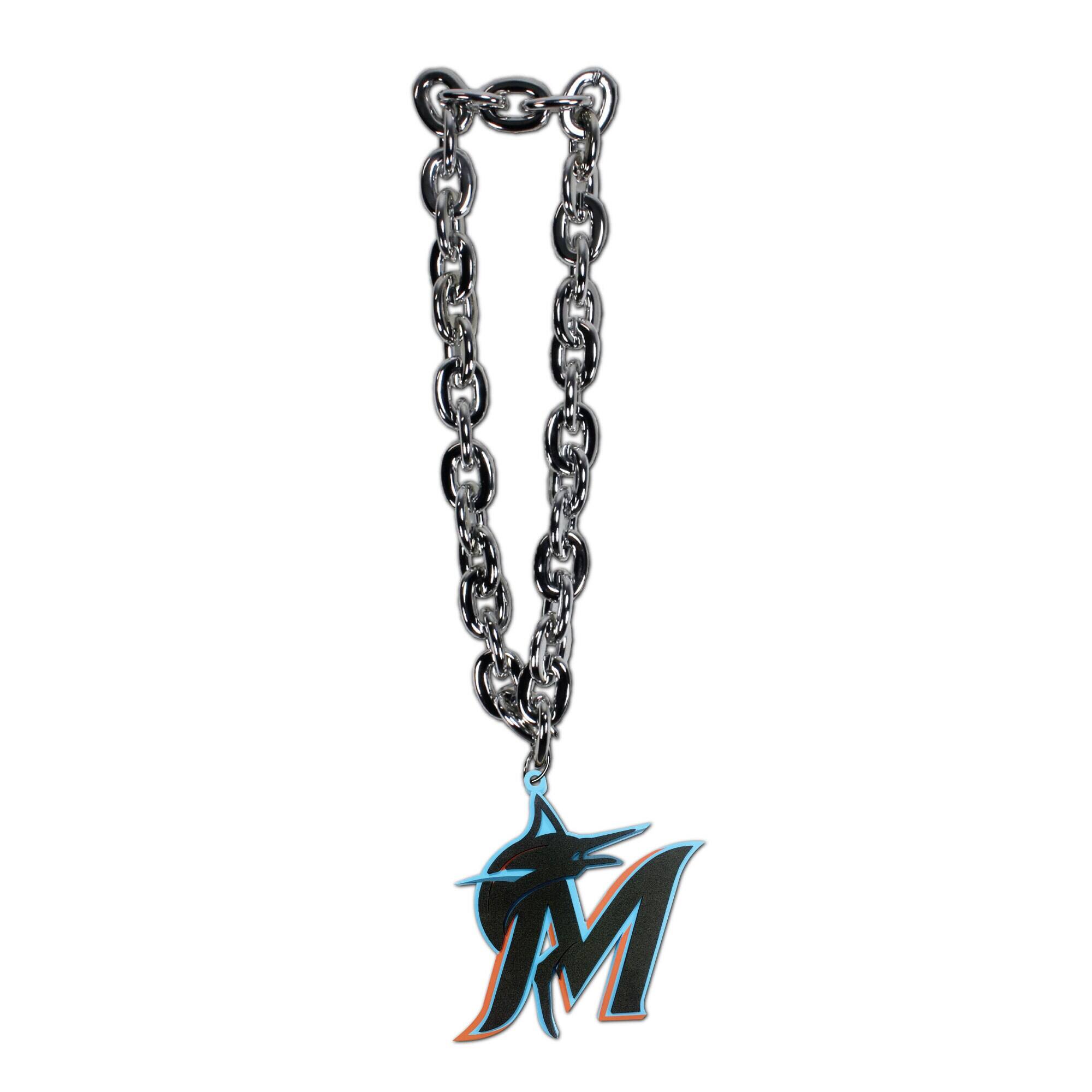 Front. MOJO - Miami Marlins Fan Chain - Multicolor.