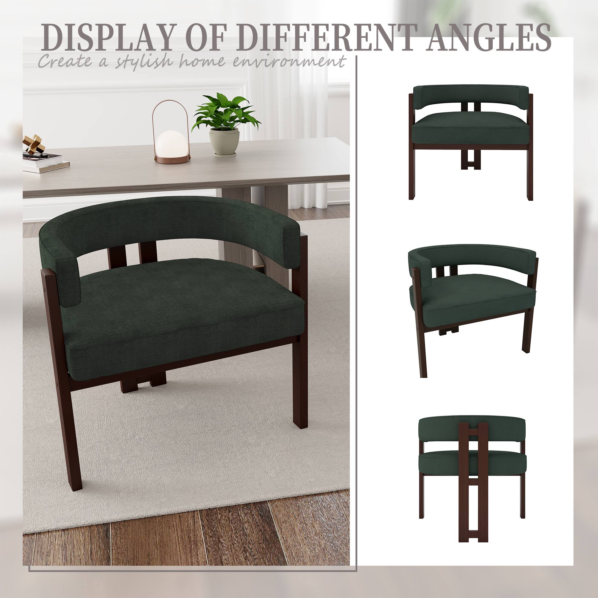 DISPLAY OF DIFFERENT ANGLES  
Create a stylish home environment