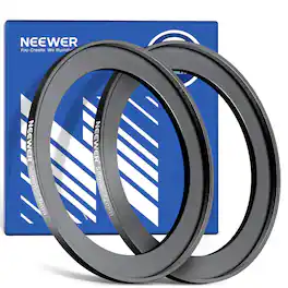 Neewer - 58-72mm Step-Up Ring 2-Pack, Ultra Slim