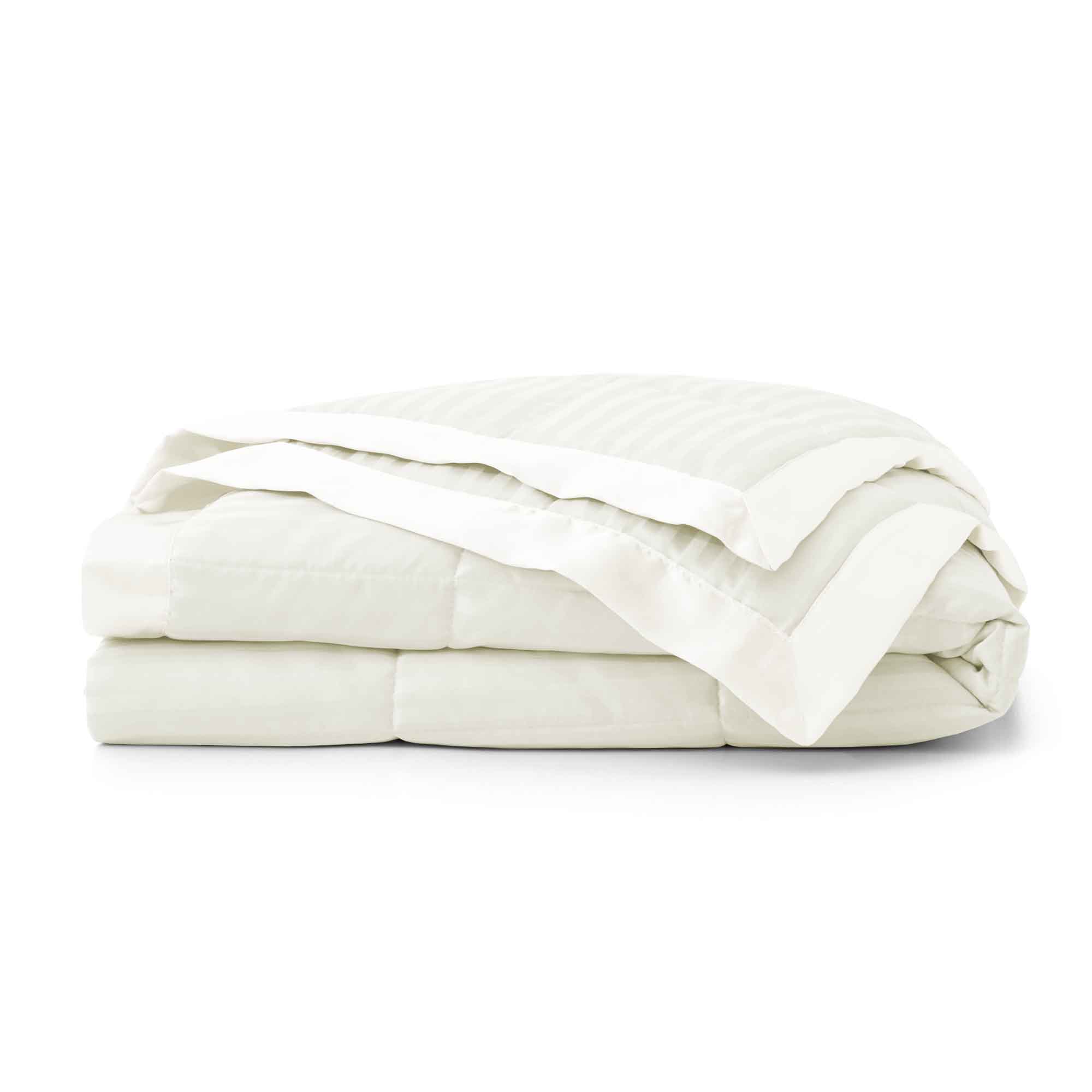 Back. Nest - Peace Nest Hotel Quality Luxury All Season Jacquard Soft Bed Blanket with Satin Trim Cozy and Warm - Cream.