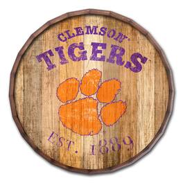 Fan Creations - Clemson Tigers 24'' Established Date Barrel Top - Multicolor