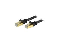 Front. StarTech.com - StarTech.com C6ASPAT7BK 7 ft. Cat 6A Black Shielded Network Ethernet Cables.